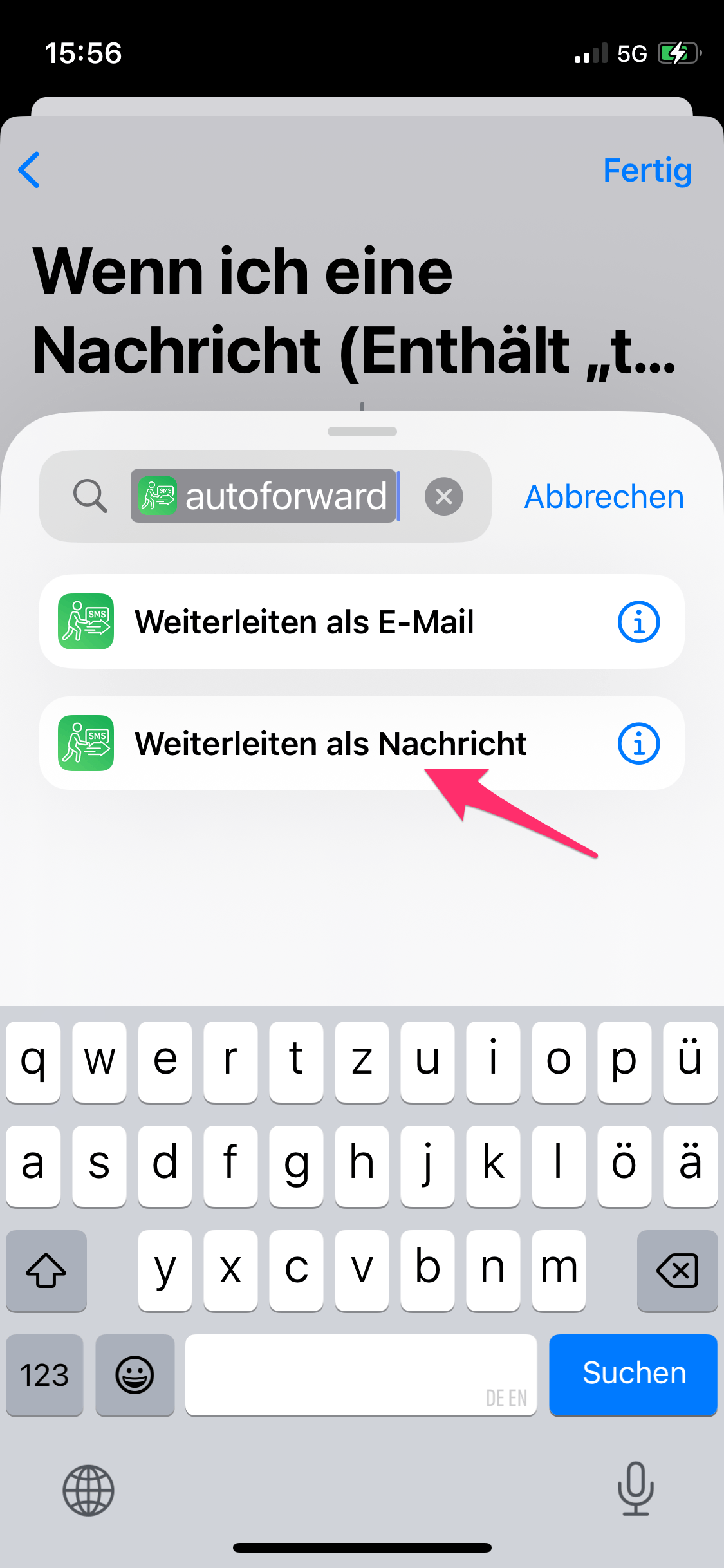 Screenshot Neue leere Automation erstellen