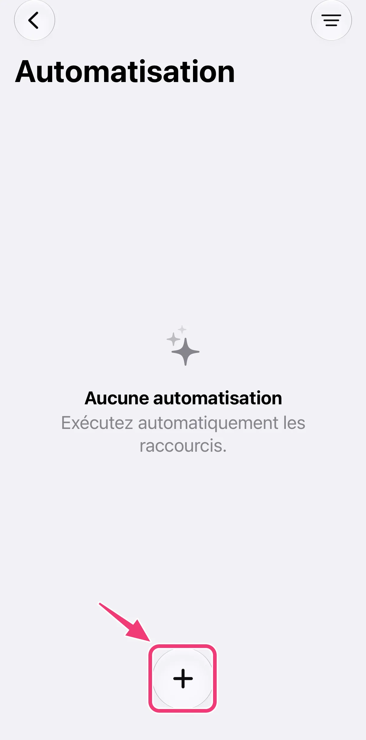 Capture : ajouter une nouvelle automatisation